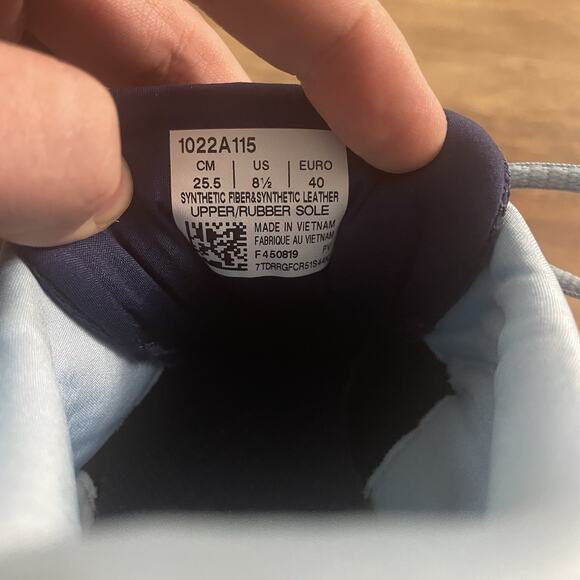 ASICS GEL-Quantum 90 Women’s Running Shoes Size 8.5 1022A115 Blue White - Picture 5 of 8